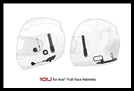 SENA 10U Motorcycle Bluetooth Communication System & HR01 HB Remote - Arai Full-Face Helmets