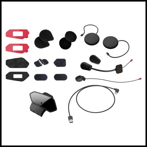 SENA 50R Accessory Helmet Mount Kit with Microphones and High-Definition Speakers