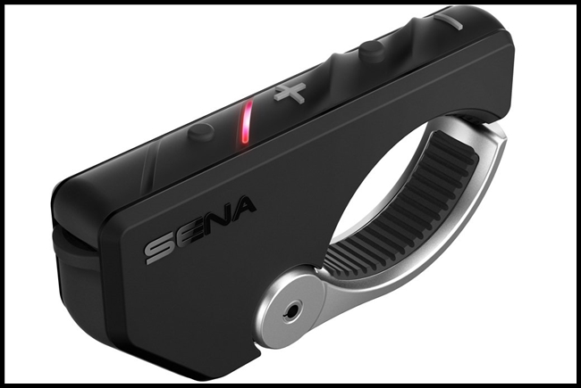 SENA 4-Button Handlebar Remote for Motorcycle Bluetooth Communication System