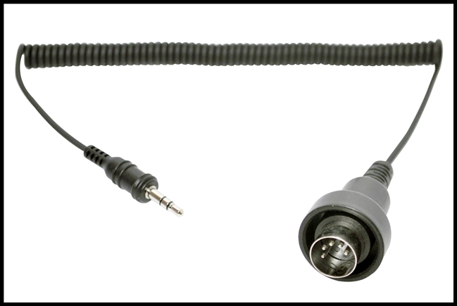 SENA 3.5mm Stereo Jack to 5 pin DIN Cable for 1980 - 2017 Honda Goldwing